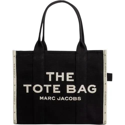 Schwarze Jacquard Large Tote Tasche , Damen, Größe: ONE Size - Marc Jacobs - Modalova