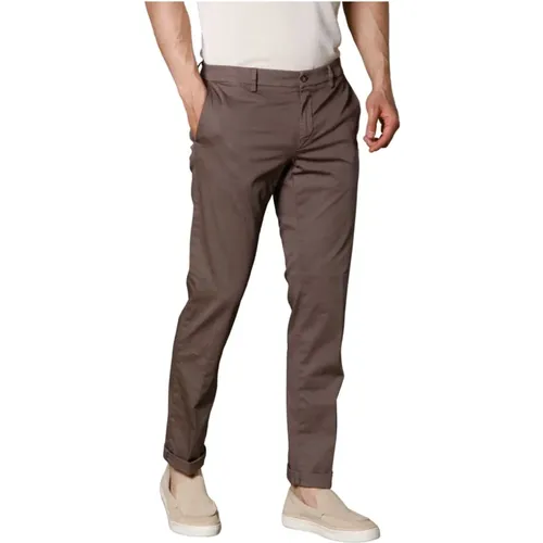 Stretch Satin Chino Hose New York , Herren, Größe: 2XL - Mason's - Modalova