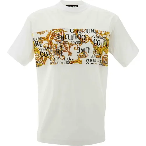 Iconic Logo Herren T-Shirt - Versace Jeans Couture - Modalova