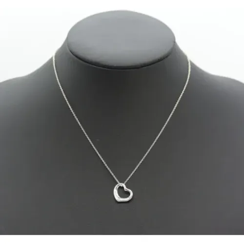 Pre-owned Silver necklaces , female, Sizes: ONE SIZE - Tiffany & Co. Pre-owned - Modalova