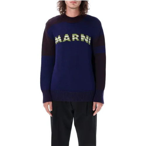 Striped Sweater , male, Sizes: L - Marni - Modalova