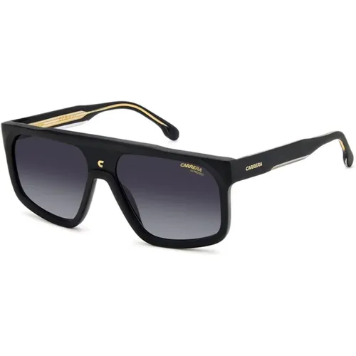 Matte Sunglasses with Dark Grey Shaded Lenses - Carrera - Modalova