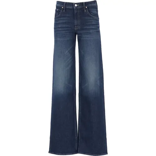 Cotton Jeans with Belt Loops , female, Sizes: W26, W28, W27, W25, W30 - Mother - Modalova