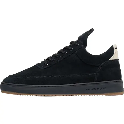 Low Top Ripple Suede , male, Sizes: 4 UK - Filling Pieces - Modalova