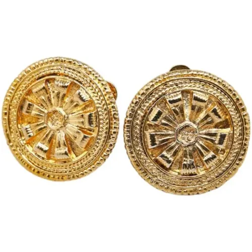 Pre-owned Fabric earrings , female, Sizes: ONE SIZE - Chanel Vintage - Modalova