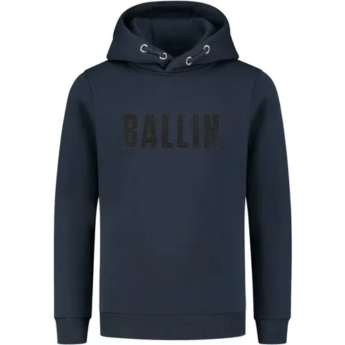 Slim Fit Hoodie Sweater LS - BALLIN Amsterdam - Modalova