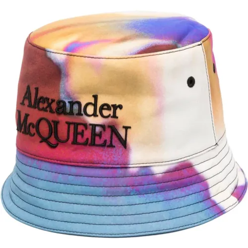 Luminous Flower Bucket Hat , Herren, Größe: M - alexander mcqueen - Modalova