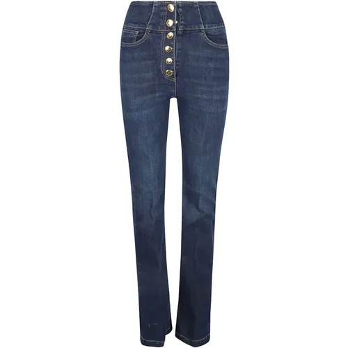 Stylish Denim Jeans , female, Sizes: W25, W27 - Elisabetta Franchi - Modalova