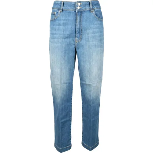 Stylische Jeans mit Baumwollmischung , Damen, Größe: W28 - Love Moschino - Modalova