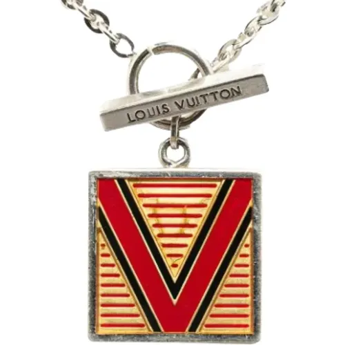 Pre-owned Metal necklaces , female, Sizes: ONE SIZE - Louis Vuitton Vintage - Modalova