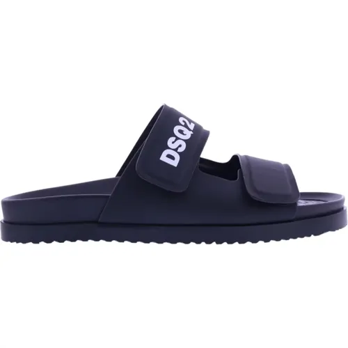 Sliders , Herren, Größe: 40 EU - Dsquared2 - Modalova