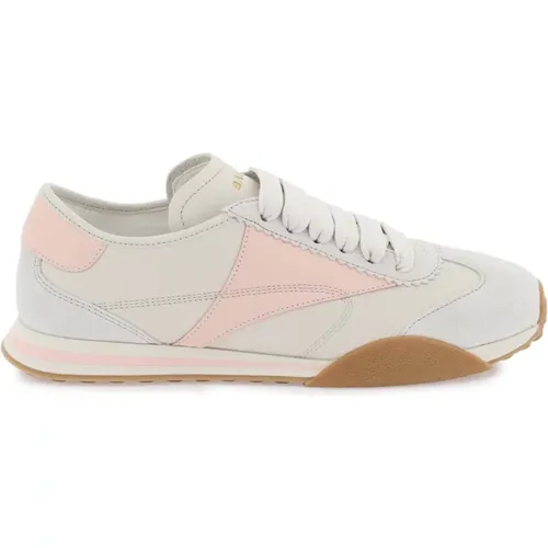 Lederne Sonney Sneakers mit Goldakzenten , Damen, Größe: 39 EU - Bally - Modalova