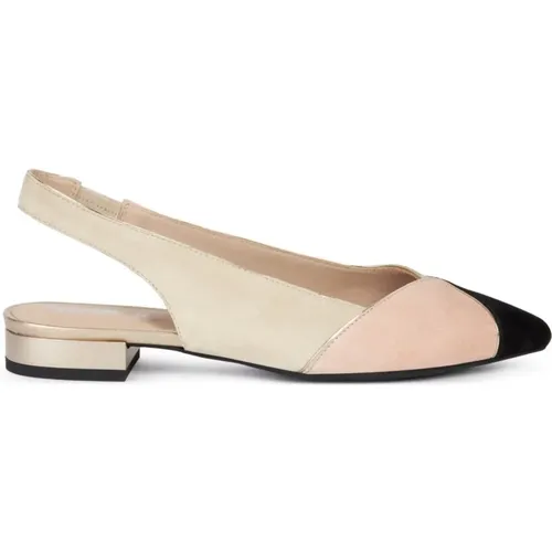 Coral Laced Shoes Black D159Bb , female, Sizes: 3 UK - Geox - Modalova