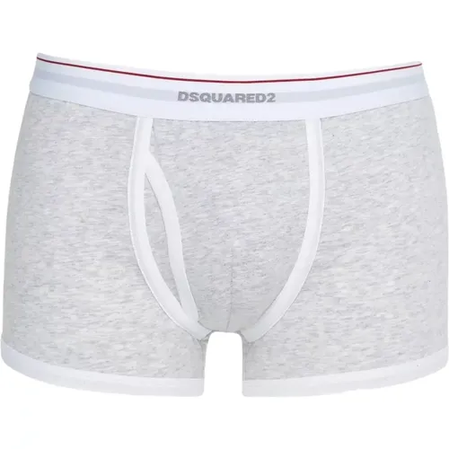 Graue Logo-Boxer Stilvoller Komfort , Herren, Größe: 2XL - Dsquared2 - Modalova