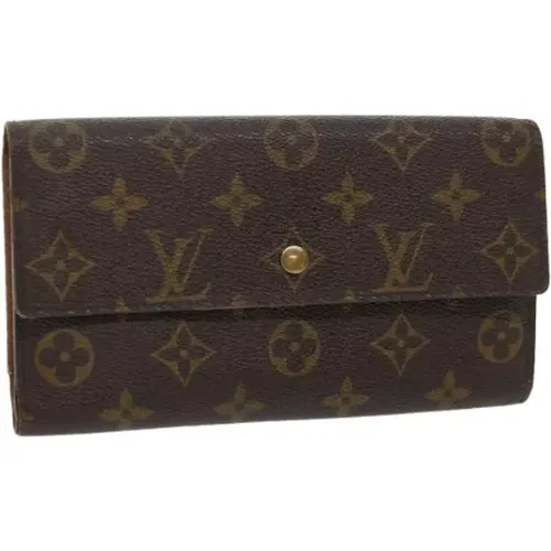 Pre-owned Canvas wallets , female, Sizes: ONE SIZE - Louis Vuitton Vintage - Modalova