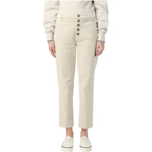 Stretch-Gabardine-Hose , Damen, Größe: W27 - Dondup - Modalova