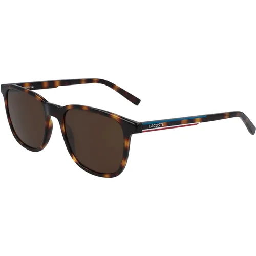 Havana/ Sunglasses , male, Sizes: 53 MM - Lacoste - Modalova