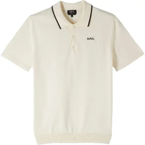 Flynn Polo Shirt , male, Sizes: L, M, XL, S - A.p.c. - Modalova
