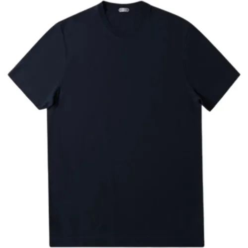 Stylish T-shirts and Polos , male, Sizes: 3XL, S, L, 2XL, XL - Zanone - Modalova