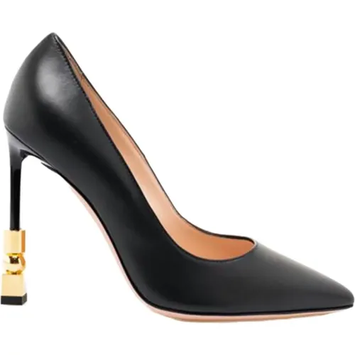 Goldene High Heel Decolletes Schuhe - Bally - Modalova