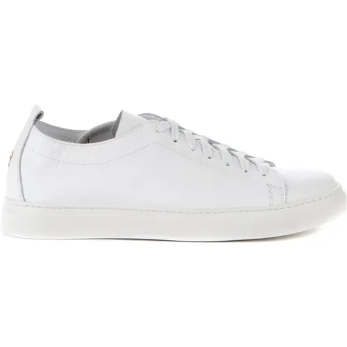 Leather Sneaker, Made in Italy , male, Sizes: 6 1/2 UK, 10 UK - Henderson - Modalova