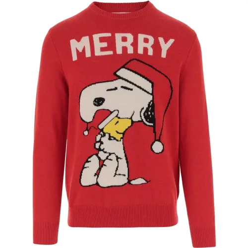 Snoopy Wool Blend Pullover , male, Sizes: M, L, XL, S, 2XL - MC2 Saint Barth - Modalova