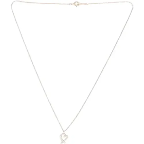 Pre-owned Gold necklaces , female, Sizes: ONE SIZE - Tiffany & Co. Pre-owned - Modalova