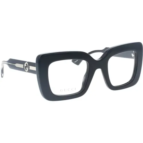 Stilvolle Sonnenbrille Schwarzer Rahmen , Damen, Größe: 49 MM - Gucci - Modalova