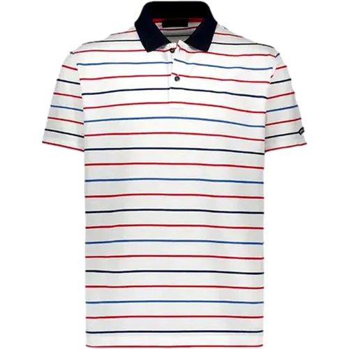 Organic Cotton Striped Polo Shirt , male, Sizes: L, XL, M, 2XL - PAUL & SHARK - Modalova