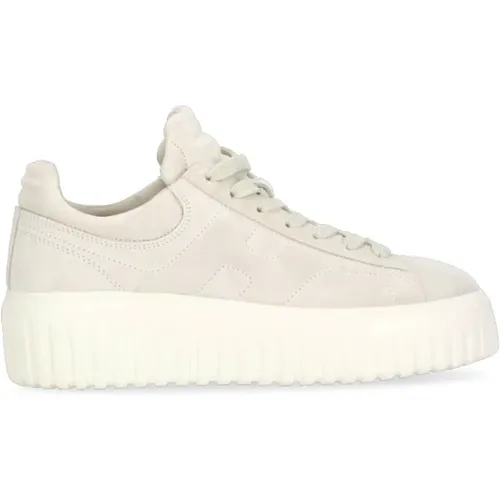 Ivory Sneakers aus Wildleder für Frau - Hogan - Modalova