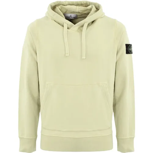 Kapuzenpullover mit Logo-Patch - Stone Island - Modalova