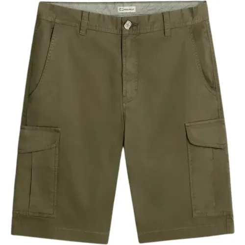 Casual Cargo Shorts , male, Sizes: W31 - Woolrich - Modalova