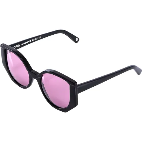 Squared Frame Sunglasses Colored Lenses , female, Sizes: ONE SIZE - Ophy - Modalova