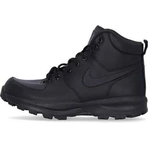 High Top Leather Boot Black , male, Sizes: 6 UK - Nike - Modalova