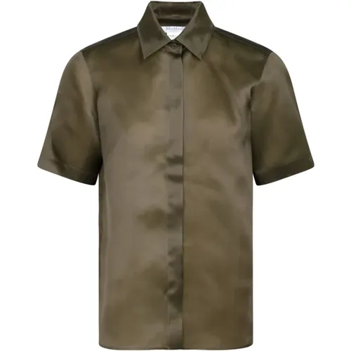 Short Sleeve Shirts , Damen, Größe: 2XS - Max Mara - Modalova