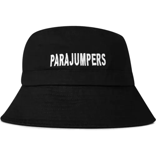 Schwarzer Logo Bucket Hat , Herren, Größe: S/M - Parajumpers - Modalova