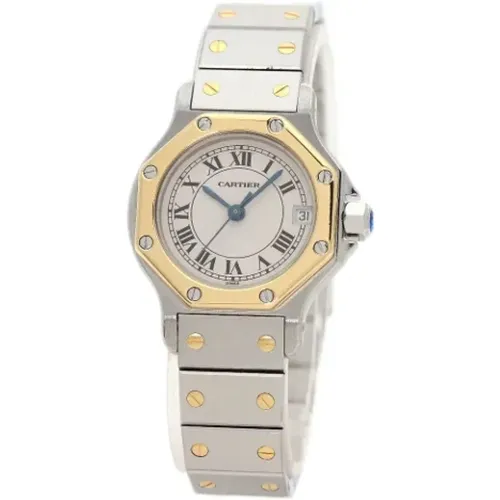 Pre-owned Glass watches , female, Sizes: ONE SIZE - Cartier Vintage - Modalova