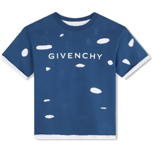 Schichtiger Logo-Print Crew Neck T-Shirt - Givenchy - Modalova