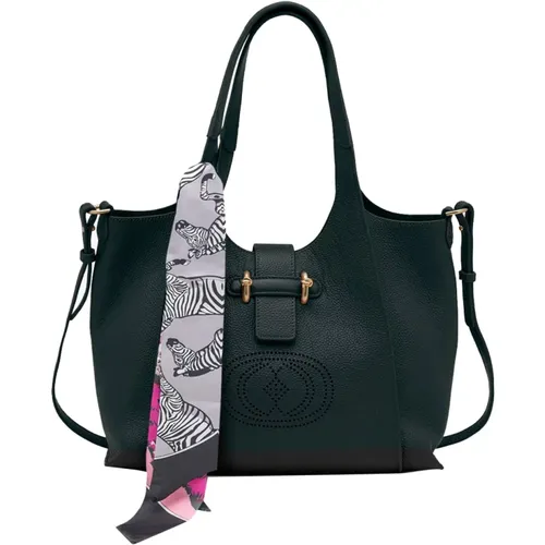 Leather Shopper Bag , female, Sizes: ONE SIZE - La Carrie - Modalova