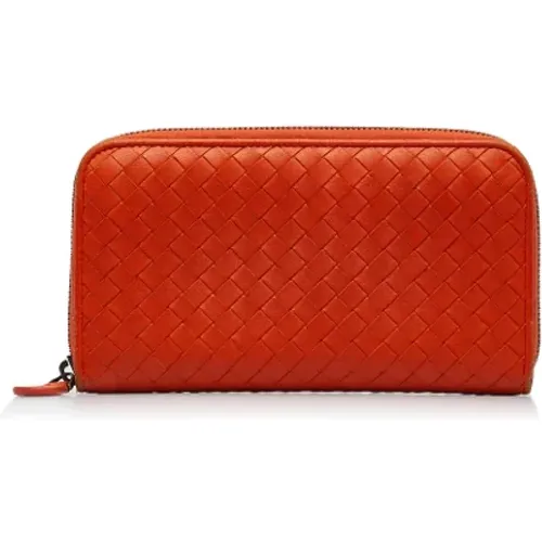 Pre-owned Leather wallets , female, Sizes: ONE SIZE - Bottega Veneta Vintage - Modalova