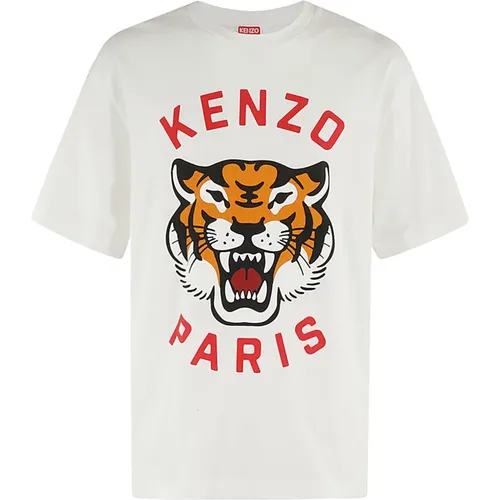 Lässiges Oversized T-Shirt , Herren, Größe: XL - Kenzo - Modalova