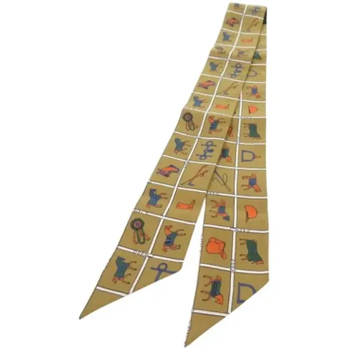 Pre-owned Silk scarves , female, Sizes: ONE SIZE - Hermès Vintage - Modalova