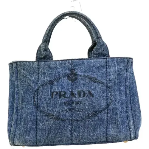 Pre-owned Denim totes , female, Sizes: ONE SIZE - Prada Vintage - Modalova