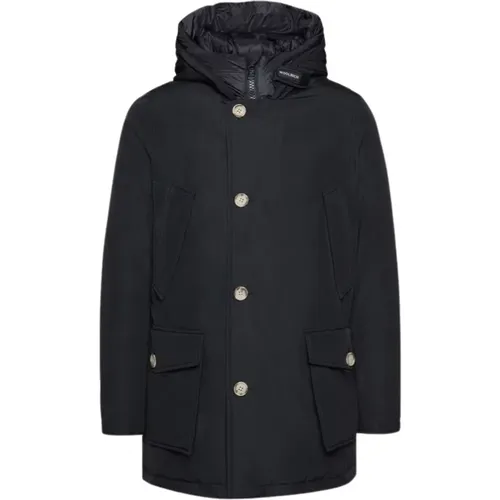 Arctic Parka with Duck Down Filling , male, Sizes: S - Woolrich - Modalova