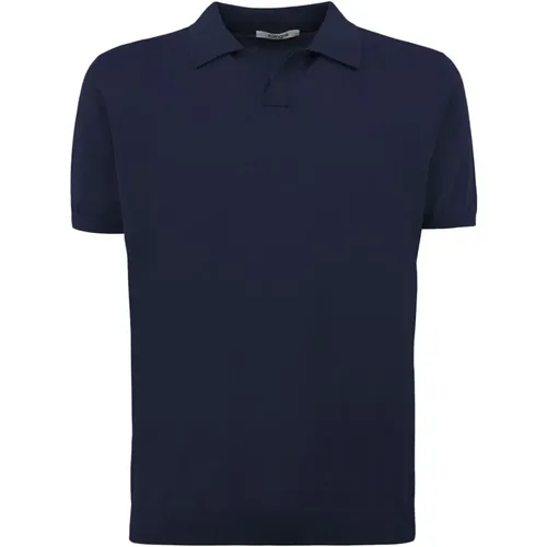 Silk Cotton Polo Shirt , male, Sizes: 2XL - Kangra - Modalova