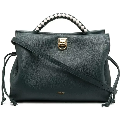 Iris Leather Handbag , female, Sizes: ONE SIZE - Mulberry - Modalova