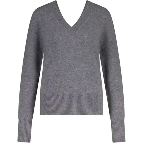 Cashmere V-Neck Sweater , female, Sizes: XS - Van Kukil - Modalova