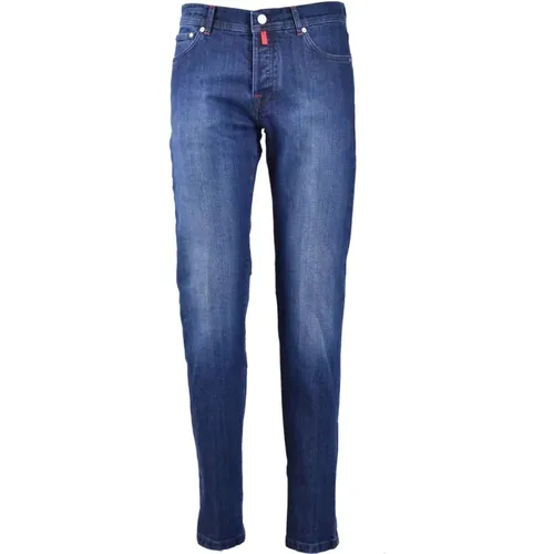 Jeans , male, Sizes: W33, W34, W32 - Kiton - Modalova