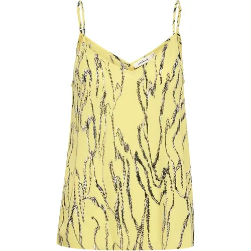 Verstellbares Top mit Print , Damen, Größe: XL - Soaked in Luxury - Modalova