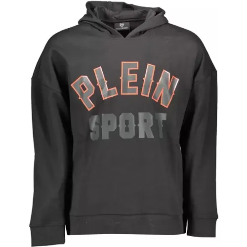 Sportlicher Kapuzenpullover mit auffälligen Details , Herren, Größe: 2XL - Plein Sport - Modalova